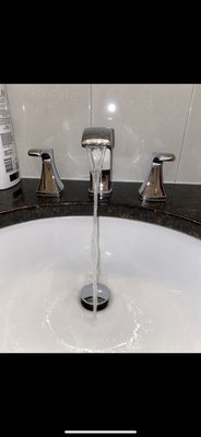 Bathroom Faucet and Drain Assembly Installation - Bathroom faucet was running slow and was outdated, definitely needed a tuneup! Always good to update your faucets & drains to prevent future issues.