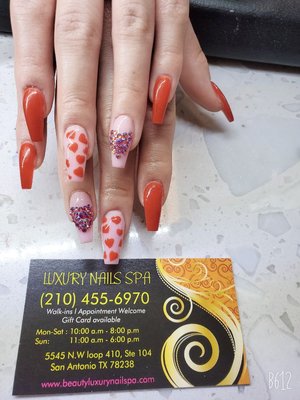 MAKE YOUR NAILS FABULOUS
Fullset acrylic gel, colors powder, Dipping colors
waxing, Pedicure-manicure, nail art
10% off until end February - Nails art <= $10
Acrylic fullset $50
Dipping colors $45
Gel shellac $35
pedicure-manicure $30
at www.beauluxurynailspa.com
you also can show MAKE YOUR NAILS FABULOUS
Fullset acrylic gel, colors powder, Dipping colors
waxing, Pedicure-manicure, nail art
10% off until end February - Nails art <= $10
Acrylic fullset $50
Dipping colors $45
Gel shellac $35
pedicure-manicure $30
at www.beauluxurynailspa.com
you also can show