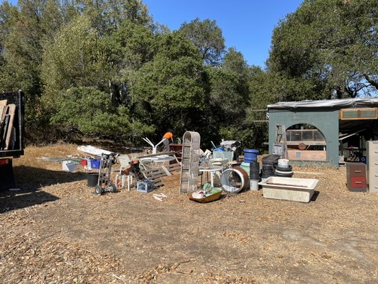 Yard Clear-Out - The team had fun at this Novato property clear-out!