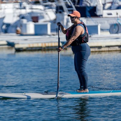 CLASSES: Stand-up Paddleboard Class for Beginners - Ready to try SUP? Our 2-hour Intro to SUP class at Sea Trek Alameda is perfect for beginners! Learn essential paddling techniques, balance, board handling, and self-rescue in calm, protected waters. Our expert instructors will get you comfortable and confident on the board, whether kneeling or standing. Equipment (board, paddle, wetsuit, PFD) included. Get ready for a fun and active way to explore the beautiful Bay! CLASSES: Stand-up Paddleboard Class for Beginners - Ready to try SUP? Our 2-hour Intro to SUP class at Sea Trek Alameda is perfect for beginners! Learn essential paddling techniques, balance, board handling, and self-rescue in calm, protected waters. Our expert instructors will get you comfortable and confident on the board, whether kneeling or standing. Equipment (board, paddle, wetsuit, PFD) included. Get ready for a fun and active way to explore the beautiful Bay!