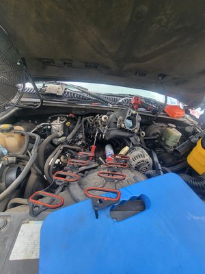 intake manifold gaskets - Recent diagnostics was done a week prior for lean conditions on bank 2 so we went ahead and replaced both sides of course for the customer concern to be fixed. intake manifold gaskets - Recent diagnostics was done a week prior for lean conditions on bank 2 so we went ahead and replaced both sides of course for the customer concern to be fixed.