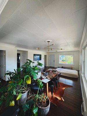 🏡 Light & Airy Paint Transformation - We completed a full interior room transformation, taking the space from dark and heavy tones to a bright, clean finish. The final result features soft, light-colored walls paired with crisp white trim, instantly opening up the room and enhancing natural light. Detailed prep work and smooth, even coverage created a fresh, modern look that feels airy, welcoming, and refreshed. 🏡 Light & Airy Paint Transformation - We completed a full interior room transformation, taking the space from dark and heavy tones to a bright, clean finish. The final result features soft, light-colored walls paired with crisp white trim, instantly opening up the room and enhancing natural light. Detailed prep work and smooth, even coverage created a fresh, modern look that feels airy, welcoming, and refreshed.
