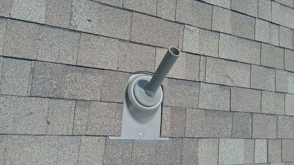 Pipe Flashing Replacement, League City - This customer called with a leak on a pipe flashing. We quoted her remove and replace with the signature Talton method of waterproofing. Repair was completed next day. Pipe Flashing Replacement, League City - This customer called with a leak on a pipe flashing. We quoted her remove and replace with the signature Talton method of waterproofing. Repair was completed next day.