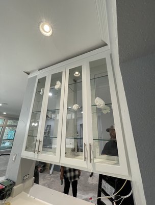 Cabinet glass/shelves - Take a look at some of our recent cabinet glass doors and shelves.