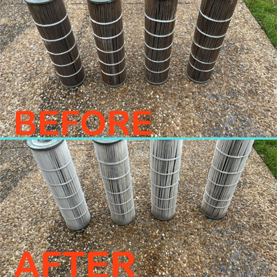 Filter Breakdown - ✨✨ Introducing our Filter Breakdown service ✨✨ Swipe left to witness the magic unfold. 🔍💧
📸 Before: Check out these filthy cartridges! Loaded with grime and gunk, these filters were desperately in need of some TLC.
📸 After: Voila! Witness the transformation as we breathe new life into these once-dirty filters. Sparkling white and gleaming, they’re ready to tackle any challenge that comes their way.
Say goodbye to clogged filters and hello to pure performance! Contact us today to experience the power of our Filter Breakdown service firsthand! Filter Breakdown - ✨✨ Introducing our Filter Breakdown service ✨✨ Swipe left to witness the magic unfold. 🔍💧
📸 Before: Check out these filthy cartridges! Loaded with grime and gunk, these filters were desperately in need of some TLC.
📸 After: Voila! Witness the transformation as we breathe new life into these once-dirty filters. Sparkling white and gleaming, they’re ready to tackle any challenge that comes their way.
Say goodbye to clogged filters and hello to pure performance! Contact us today to experience the power of our Filter Breakdown service firsthand!