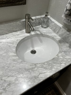 Sink Repair - Client had his sink fall off and we reattached it. Sink Repair - Client had his sink fall off and we reattached it.
