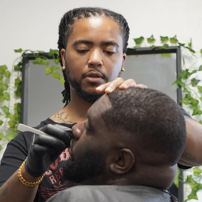 Razor Shaves & Hair Building - Extravagant Grooming Lounge offers more than just a haircut - here you're getting royal treatments & deluxe services. We specialize in all textures of hair, shears, clippers & razor. All barbers have 10+ years experience. Call to book today! Razor Shaves & Hair Building - Extravagant Grooming Lounge offers more than just a haircut - here you're getting royal treatments & deluxe services. We specialize in all textures of hair, shears, clippers & razor. All barbers have 10+ years experience. Call to book today!