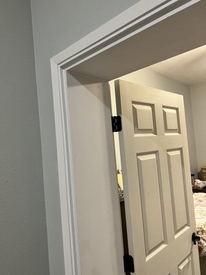 New custom 14” interior door opening in Aliso Viejo 12/07/21 - Custom 14 inch cased opening turn into swinging door with new six raise panel solid core door and new custom 14 inch frame with moldings all ready to paint New custom 14” interior door opening in Aliso Viejo 12/07/21 - Custom 14 inch cased opening turn into swinging door with new six raise panel solid core door and new custom 14 inch frame with moldings all ready to paint