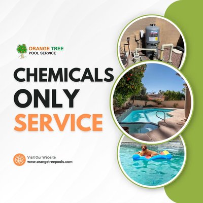 Our Chemical Only Cleaning service keeps your pool water perfectly balanced using high-quality chemicals. - Orange Tree Pool Service delivers reliable, high-quality pool care for homeowners across Phoenix and surrounding areas. From weekly maintenance to green pool recovery and equipment repairs, our experienced team uses premium chemicals and proven methods to keep your pool clean, safe, and swim-ready year-round. Trusted, transparent, and always professional—we make pool ownership easy. Our Chemical Only Cleaning service keeps your pool water perfectly balanced using high-quality chemicals. - Orange Tree Pool Service delivers reliable, high-quality pool care for homeowners across Phoenix and surrounding areas. From weekly maintenance to green pool recovery and equipment repairs, our experienced team uses premium chemicals and proven methods to keep your pool clean, safe, and swim-ready year-round. Trusted, transparent, and always professional—we make pool ownership easy.
