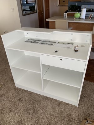 Furniture Assembly - Here are a few furniture projects I’ve done recently. The table was a personal project for my wife and I and the other was a furniture assembly for a new client. Call or email for availability.