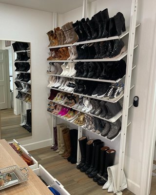 Walk In Closet - Paradise Valley, AZ - This bedroom was turned into a walk in closet. There are dressers within the room, which I organized and labeled as well. The dressers are comparable to the way retail stores label and organize their clothing drawers. There were 3 additional small closets included in this project as well! Walk In Closet - Paradise Valley, AZ - This bedroom was turned into a walk in closet. There are dressers within the room, which I organized and labeled as well. The dressers are comparable to the way retail stores label and organize their clothing drawers. There were 3 additional small closets included in this project as well!