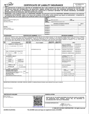 Proof of Insurance & LLC - https://portal.nextinsurance.com/public/certificates/live-certificate/fb60b7628ec10a1e044b7235f42c82bf?channel=coi&source=link