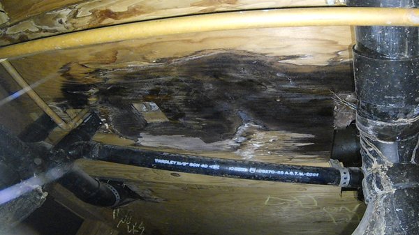 Home Inspection defects found with robot - The use of the crawlspace inspection robot allows for a thorough inspection of limited spaces with access restrictions. Using the robot, I am able to inspect areas of the crawlspace with clearances of only 10".  By using the robot, I am able to identify and document many types of expensive defects. In the end this helps the client make a much more informed decision on the purchase for the property. These are some of the defects that have been found during a home inspection using the robot in the crawlspace.