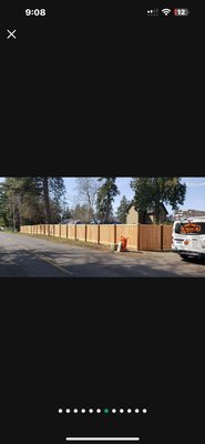 Wood fence installation - I replaced old fence or broken Wood fence installation - I replaced old fence or broken