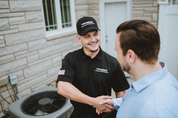 Why Choose Precision Today? - At Precision Today Heating, Cooling & Plumbing, LLC, we offer a comprehensive list of plumbing, heating, and cooling services. We serve DuPage and Kane counties, with headquarters in Chicagoland.

We have over 97 years of experience providing exceptional work and customer care to people throughout our community. We also have a passion for giving back, so you can often see us in the community donating our time and resources to those who need it most.