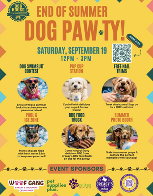 Events - Creasy’s BBQ will be at the 2026 Doghouse Drinkery & Dog Park event. 
https://www.doghousedrinkery.com/upcoming-community-events

Every pup that visits Creasy’s BBQ gets a complimentary BarkBQ Cup made with clean, slow-smoked beef and pork. We prepare every cup without seasoning, rubs, sauces, onions, or garlic—just pure, naturally smoked protein from the same quality meats we proudly serve our customers.
We believe dogs are family, and every family member deserves a little BBQ love.
So the next time you stop by for authentic Central Texas BBQ, be sure to bring your best friend along. They’ll receive a FREE BarkBQ Cup while supplies last, just for being a good pup.
Eat BBQ. Make Friends. Wag Tails See less