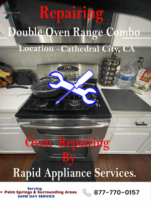OVEN REPAIRS - Welcome to Rapid Appliance Services, your go-to appliance repair service provider in Palm Springs. We specialize in providing top-notch Oven repair services to our customers. Whether your oven is not heating up, producing strange noises, or not working at all, our experienced technicians are well-equipped to diagnose and fix the issue promptly. OVEN REPAIRS - Welcome to Rapid Appliance Services, your go-to appliance repair service provider in Palm Springs. We specialize in providing top-notch Oven repair services to our customers. Whether your oven is not heating up, producing strange noises, or not working at all, our experienced technicians are well-equipped to diagnose and fix the issue promptly.
