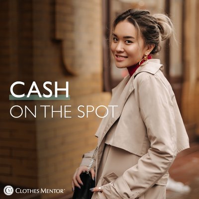 Get cash for your gently used fashions! - Shop up to 70% off retail prices, plus earn cash on the spot in-store, the perfect blend of style and savings!