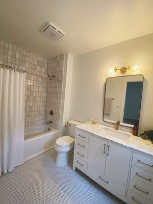 Bathroom remodel! - Bathroom Remodeling in Everett, Washington
Let us transform your bathroom into your personal oasis! B&B General Services LLC has spent 10 years offering our expertise in custom bathroom design to Everett, Washington and surrounding communities. During this time, we have garnered a strong reputation for quality planning and execution, using advanced applications and state of the art design techniques to arrive at a masterful finished project. Our team of specialists are competent in their adherence to the most distinct of design specifications to craft your bathroom suite.
Do’s and Don’ts:
Do: Select the right surfaces - the significance of the materials used in your custom bathroom go beyond aesthetics; your surfaces stand up to a lot of wear and tear over time. Porcelain, granite, marble and quartz are among the top choices for materials.
Don’t: Rush the process - though it would be nice to have everything done in a day, quality work takes time. The best way to mitigate delays or re-do’s is by enlisting a professional to plan and execute the project.
Do: Consider water efficiency - after all, water consumption can affect your Energy Star rating! We will work with you to select the most efficient showerheads, faucets and toilets that fit your design specifications.
Don’t: Skimp when it comes to skilled labor - while it may be tempting to cut costs with the DIY approach, mistakes are easy to make (especially when it comes to your water lines), and having the project done right the first time around will help you avoid costly redos.
Contact Us
206-605-7741
949-610-5563
obed@bandbgeneralservices.com Bathroom remodel! - Bathroom Remodeling in Everett, Washington
Let us transform your bathroom into your personal oasis! B&B General Services LLC has spent 10 years offering our expertise in custom bathroom design to Everett, Washington and surrounding communities. During this time, we have garnered a strong reputation for quality planning and execution, using advanced applications and state of the art design techniques to arrive at a masterful finished project. Our team of specialists are competent in their adherence to the most distinct of design specifications to craft your bathroom suite.
Do’s and Don’ts:
Do: Select the right surfaces - the significance of the materials used in your custom bathroom go beyond aesthetics; your surfaces stand up to a lot of wear and tear over time. Porcelain, granite, marble and quartz are among the top choices for materials.
Don’t: Rush the process - though it would be nice to have everything done in a day, quality work takes time. The best way to mitigate delays or re-do’s is by enlisting a professional to plan and execute the project.
Do: Consider water efficiency - after all, water consumption can affect your Energy Star rating! We will work with you to select the most efficient showerheads, faucets and toilets that fit your design specifications.
Don’t: Skimp when it comes to skilled labor - while it may be tempting to cut costs with the DIY approach, mistakes are easy to make (especially when it comes to your water lines), and having the project done right the first time around will help you avoid costly redos.
Contact Us
206-605-7741
949-610-5563
obed@bandbgeneralservices.com