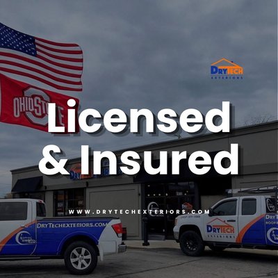 We are a fully licensed & insured roofing company! - DryTech Exteriors is a locally owned and operated full-service residential roofing company serving the greater Dayton and Miami Valley area. As a leading roofing contractor, we specialize in roofing, gutters and residential siding. When it comes time to repair or replace your roof, you want the best quality materials installed by skilled professionals who have done it before. With DryTech Exteriors, you’ll find just that. We have over 15+ years of experience and have helped 6,000+ homeowners protect their families greatest investment; their home. We work with ALL insurance companies.
As a locally owned and operated company DryTech Exteriors knows how valuable relationships are. This is why we put customer satisfaction and customer experience as our most important priority. Our customer experience starts with providing an easy, no-hassle one-on-one roofing consultation with one of our roofing experts who will fully understand your needs. This is followed by performing a thorough full roof & exterior inspection.
From here our professional Dayton Roofers will determine the best route to make sure your home is protected, whether through a simple roof repair, a full roof replacement, or helping you file an insurance claim if need be. Our roofing experts will help you pick the perfect asphalt shingle that will add significant curb appeal to your home. Lastly, our installers ensure that all materials are removed from your property. We are a fully licensed & insured roofing company! - DryTech Exteriors is a locally owned and operated full-service residential roofing company serving the greater Dayton and Miami Valley area. As a leading roofing contractor, we specialize in roofing, gutters and residential siding. When it comes time to repair or replace your roof, you want the best quality materials installed by skilled professionals who have done it before. With DryTech Exteriors, you’ll find just that. We have over 15+ years of experience and have helped 6,000+ homeowners protect their families greatest investment; their home. We work with ALL insurance companies.
As a locally owned and operated company DryTech Exteriors knows how valuable relationships are. This is why we put customer satisfaction and customer experience as our most important priority. Our customer experience starts with providing an easy, no-hassle one-on-one roofing consultation with one of our roofing experts who will fully understand your needs. This is followed by performing a thorough full roof & exterior inspection.
From here our professional Dayton Roofers will determine the best route to make sure your home is protected, whether through a simple roof repair, a full roof replacement, or helping you file an insurance claim if need be. Our roofing experts will help you pick the perfect asphalt shingle that will add significant curb appeal to your home. Lastly, our installers ensure that all materials are removed from your property.
