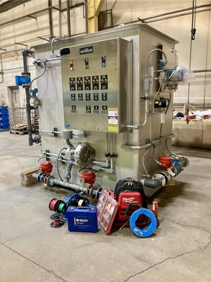 Water sanitation tank - Here is a recent water sanitation tank project wired by REC. Water sanitation tank - Here is a recent water sanitation tank project wired by REC.