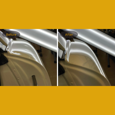 Hail Damage Repair - Before and After Photos - This was a recent customer's car who suffered from a recent hail storm. We immediately went to work and were able to bring his car back to it's original shape with no evidence of any hail damage. Hail Damage Repair - Before and After Photos - This was a recent customer's car who suffered from a recent hail storm. We immediately went to work and were able to bring his car back to it's original shape with no evidence of any hail damage.