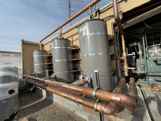 EXISTING HOT WATER HOLDING TANK / REPLACEMENT - EXISTING HOT WATER HOLDING TANK / REPLACEMENT & INSTALLATION