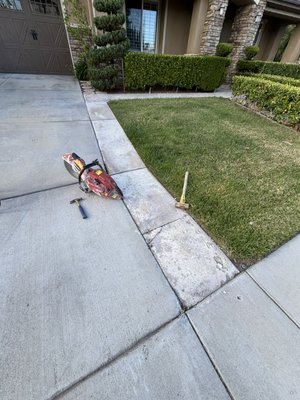 Concrete Removal and Replacement - This project was done in Temecula Concrete Removal and Replacement - This project was done in Temecula