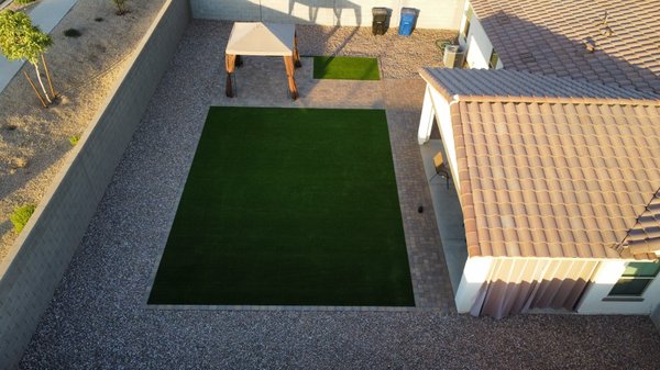 William’s Project - Full backyard landscaping from dirt. Pavers, grass and pergola William’s Project - Full backyard landscaping from dirt. Pavers, grass and pergola