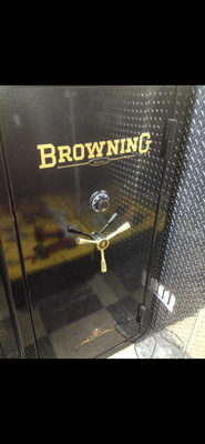 Safe Openings & Repairs - We provide commercial and residential safe openings, repairs and upgrades with quality equipment and hardware. See the before & after photos of an opening & repair on a Browning high security gun safe.