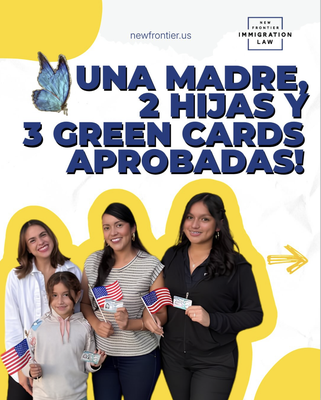 Una madre y 2 hijas: ¡3 Green Cards Aprobadas! - Una madre y sus dos hijas enfrentaban un futuro incierto, viviendo con miedo. Después de meses de preparación legal, documentación y acompañamiento constante, las tres lograron algo que parecía imposible: ¡3 Green Cards aprobadas! Hoy pueden vivir sin miedo, trabajar legalmente y construir un futuro seguro juntas en Estados Unidos. Una madre y 2 hijas: ¡3 Green Cards Aprobadas! - Una madre y sus dos hijas enfrentaban un futuro incierto, viviendo con miedo. Después de meses de preparación legal, documentación y acompañamiento constante, las tres lograron algo que parecía imposible: ¡3 Green Cards aprobadas! Hoy pueden vivir sin miedo, trabajar legalmente y construir un futuro seguro juntas en Estados Unidos.