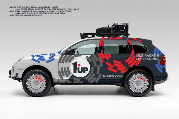 1-UP build - 1-UP Bicycle Racks asked us to build them a one-off, eye-catching, capable vehicle they could drive anywhere! So we did. 1-UP build - 1-UP Bicycle Racks asked us to build them a one-off, eye-catching, capable vehicle they could drive anywhere! So we did.