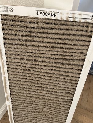 Have you changed your filter? - Have you checked the filters on your AC/Heating unit recently? These are dirty filters our technicians have encounter while working on units. As easy as it is to replace them, majority of us forget and neglect this task. We recommend you change you filters every three months for the efficiency and longevity of unit, removal of excess particle buildup and to ensure clean air circulation in your home. Call us if you need assistance or more information on the filters right for your AC/Heating unit. Have you changed your filter? - Have you checked the filters on your AC/Heating unit recently? These are dirty filters our technicians have encounter while working on units. As easy as it is to replace them, majority of us forget and neglect this task. We recommend you change you filters every three months for the efficiency and longevity of unit, removal of excess particle buildup and to ensure clean air circulation in your home. Call us if you need assistance or more information on the filters right for your AC/Heating unit.
