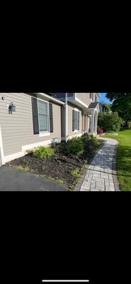 Mulch beds, new plants!! - This was a mulch and planting Mulch beds, new plants!! - This was a mulch and planting