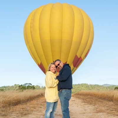 Private Photo Packages - In the vibrant age of 2023, we know you're equipped with fantastic cell phone cameras, and we absolutely encourage you to capture the magic of your hot air balloon trip with us (don't forget to tag us on social media!). But if you desire a hands-free, elevated photo experience, our professional media team is ready to soar with you.
Choose our private photo package and let us focus on preserving your special moments, be it a surprise proposal, an anniversary, a birthday, or a once-in-a-lifetime family adventure. We're committed to delivering high-quality photographs that encapsulate the wonder and joy of your journey, leaving you free to fully embrace the experience. These are photos you'll cherish for a lifetime, and they're just a booking away. Trust us to make your memories truly unforgettable! Private Photo Packages - In the vibrant age of 2023, we know you're equipped with fantastic cell phone cameras, and we absolutely encourage you to capture the magic of your hot air balloon trip with us (don't forget to tag us on social media!). But if you desire a hands-free, elevated photo experience, our professional media team is ready to soar with you.
Choose our private photo package and let us focus on preserving your special moments, be it a surprise proposal, an anniversary, a birthday, or a once-in-a-lifetime family adventure. We're committed to delivering high-quality photographs that encapsulate the wonder and joy of your journey, leaving you free to fully embrace the experience. These are photos you'll cherish for a lifetime, and they're just a booking away. Trust us to make your memories truly unforgettable!