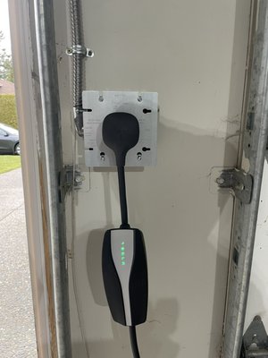 Ev charger plug install for our client - One of client call us for ev charger next day day we managed everything. Our team install and that works great. Ev charger plug install for our client - One of client call us for ev charger next day day we managed everything. Our team install and that works great.
