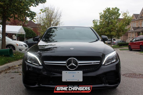 2021 C43 AMG Paint Correction and two year ceramic coating - 2021 C43 AMG Paint Correction and Two-Year Ceramic Coating
We completed a paint correction on the 2021 Mercedes-Benz C43 AMG, carefully polishing the paint to remove imperfections like light scratches, swirl marks, and minor defects, restoring the vehicle's surface to a high-gloss finish. Following the correction, a premium two-year ceramic coating was applied to protect the paint from environmental elements such as UV rays, dirt, and water spots. The ceramic coating adds a brilliant, glass-like finish, enhancing the car's appearance while making future maintenance easier. This service ensures the C43 AMG will retain its stunning, showroom-quality look for years to come. 2021 C43 AMG Paint Correction and two year ceramic coating - 2021 C43 AMG Paint Correction and Two-Year Ceramic Coating
We completed a paint correction on the 2021 Mercedes-Benz C43 AMG, carefully polishing the paint to remove imperfections like light scratches, swirl marks, and minor defects, restoring the vehicle's surface to a high-gloss finish. Following the correction, a premium two-year ceramic coating was applied to protect the paint from environmental elements such as UV rays, dirt, and water spots. The ceramic coating adds a brilliant, glass-like finish, enhancing the car's appearance while making future maintenance easier. This service ensures the C43 AMG will retain its stunning, showroom-quality look for years to come.