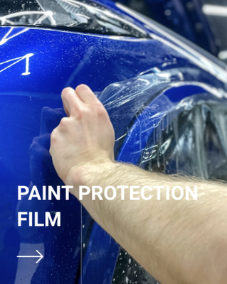 Paint Protection Film (PPF) - Our premium Paint Protection Film (PPF) services are designed to not only preserve your vehicle’s appearance but also offer a range of benefits that enhance your overall driving experience. From protecting against scratches and rock chips to shielding your paint from harmful UV rays, PPF is a smart investment for any car owner. We offer both clear and colored PPF options, allowing you to choose a subtle, invisible layer of protection or make a bold statement with vibrant colors. Whether you're looking for style, durability, or ultimate protection, we have the perfect PPF solution for you. Paint Protection Film (PPF) - Our premium Paint Protection Film (PPF) services are designed to not only preserve your vehicle’s appearance but also offer a range of benefits that enhance your overall driving experience. From protecting against scratches and rock chips to shielding your paint from harmful UV rays, PPF is a smart investment for any car owner. We offer both clear and colored PPF options, allowing you to choose a subtle, invisible layer of protection or make a bold statement with vibrant colors. Whether you're looking for style, durability, or ultimate protection, we have the perfect PPF solution for you.