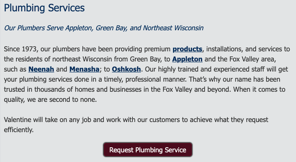Plumbing - Read more info on our plumbing services