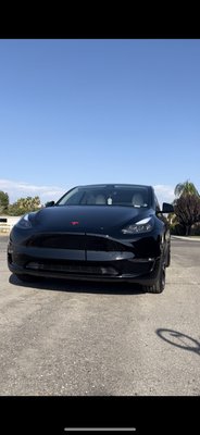 7 Year Ceramic Coating on Tesla Model Y Performance - This Tesla Model Y Performance received a 7 Year Ceramic coating to protect the paint and enhance the gloss. 

It also received our paint correction before the coating was applied on the vehicle. 

The Owner was very satisfied with the results.