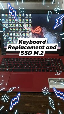 Acer Aspire 3 Keyboard Replacement & SSD M.2 Upgrade - This project involved replacing the faulty keyboard and upgrading the storage of an Acer Aspire 3 laptop by installing a new SSD M.2 drive. The client experienced issues with unresponsive keys on the keyboard and desired a faster, more spacious storage solution to enhance system performance and data access speed.
Phase 1: Keyboard Replacement
Initial Assessment
- The client reported that several keys on the keyboard were not responding, making typing difficult.
- Upon inspection, the keyboard was found to have damaged key switches, likely due to wear and tear or physical impact.
Replacement Process
Disassembly:
- Powered down the laptop and carefully removed the back panel to access the keyboard assembly.
- Detached the faulty keyboard from the motherboard, ensuring no internal components were damaged during removal.
New Keyboard Installation:
- Installed a brand-new, compatible replacement keyboard that matched the original specifications.
- Ensured all key switches functioned correctly, with no loose or stuck keys.
Reassembly & Testing:
- Reassembled the laptop and tested the new keyboard to confirm all keys responded properly.
Phase 2: SSD M.2 Upgrade
Initial Assessment
- The client was looking to upgrade the laptop’s storage to improve speed, capacity, and responsiveness.
- The original HDD was slow and didn’t offer enough storage for the client’s needs, leading to lag and delays.
Upgrade Process
Backing Up Data:
- The client’s data was backed up to ensure a smooth transition during the upgrade process.
Installing the M.2 SSD:
- Opened the laptop and located the M.2 slot for SSD installation.
- Installed a high-performance SSD M.2 drive, offering faster read/write speeds, greater durability, and higher storage capacity.
System Migration:
- Cloned the existing operating system and files from the old HDD to the new SSD.
- Set the SSD as the primary boot device and ensured proper installation of all necessary drivers and updates.
Performance Testing:
- Ran performance benchmarks to confirm the SSD provided a noticeable improvement in speed, including faster boot times and quicker file access.
Outcome
Both issues were successfully addressed:
- The keyboard replacement resolved the unresponsiveness, and the new keys worked seamlessly.
- The SSD M.2 upgrade significantly enhanced system performance, with faster boot times and improved overall speed, offering the client a smoother computing experience.
Client Feedback
The client expressed great satisfaction with the work, noting the laptop felt faster, more responsive, and much more enjoyable to use after the upgrades.
At RossTech Solutions, we specialize in hardware repairs and upgrades, offering tailored solutions to meet your specific tech needs. Whether it's fixing a broken keyboard or upgrading your storage, we’re here to make your devices perform better than ever! Acer Aspire 3 Keyboard Replacement & SSD M.2 Upgrade - This project involved replacing the faulty keyboard and upgrading the storage of an Acer Aspire 3 laptop by installing a new SSD M.2 drive. The client experienced issues with unresponsive keys on the keyboard and desired a faster, more spacious storage solution to enhance system performance and data access speed.
Phase 1: Keyboard Replacement
Initial Assessment
- The client reported that several keys on the keyboard were not responding, making typing difficult.
- Upon inspection, the keyboard was found to have damaged key switches, likely due to wear and tear or physical impact.
Replacement Process
Disassembly:
- Powered down the laptop and carefully removed the back panel to access the keyboard assembly.
- Detached the faulty keyboard from the motherboard, ensuring no internal components were damaged during removal.
New Keyboard Installation:
- Installed a brand-new, compatible replacement keyboard that matched the original specifications.
- Ensured all key switches functioned correctly, with no loose or stuck keys.
Reassembly & Testing:
- Reassembled the laptop and tested the new keyboard to confirm all keys responded properly.
Phase 2: SSD M.2 Upgrade
Initial Assessment
- The client was looking to upgrade the laptop’s storage to improve speed, capacity, and responsiveness.
- The original HDD was slow and didn’t offer enough storage for the client’s needs, leading to lag and delays.
Upgrade Process
Backing Up Data:
- The client’s data was backed up to ensure a smooth transition during the upgrade process.
Installing the M.2 SSD:
- Opened the laptop and located the M.2 slot for SSD installation.
- Installed a high-performance SSD M.2 drive, offering faster read/write speeds, greater durability, and higher storage capacity.
System Migration:
- Cloned the existing operating system and files from the old HDD to the new SSD.
- Set the SSD as the primary boot device and ensured proper installation of all necessary drivers and updates.
Performance Testing:
- Ran performance benchmarks to confirm the SSD provided a noticeable improvement in speed, including faster boot times and quicker file access.
Outcome
Both issues were successfully addressed:
- The keyboard replacement resolved the unresponsiveness, and the new keys worked seamlessly.
- The SSD M.2 upgrade significantly enhanced system performance, with faster boot times and improved overall speed, offering the client a smoother computing experience.
Client Feedback
The client expressed great satisfaction with the work, noting the laptop felt faster, more responsive, and much more enjoyable to use after the upgrades.
At RossTech Solutions, we specialize in hardware repairs and upgrades, offering tailored solutions to meet your specific tech needs. Whether it's fixing a broken keyboard or upgrading your storage, we’re here to make your devices perform better than ever!