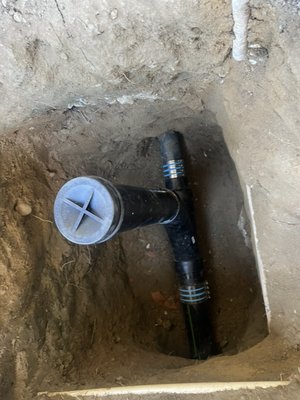 Trench-less sewer line replacement. - Don’t spend thousands of dollars on tearing up your driveway / front yard! Call us today and ask about our trench-less sewer line replacement!