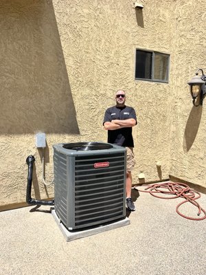 Granite Bay Ca - This was emergency replacement on the 4th of July.Belle Air Systems got it done and kept this facility cool going into the holiday weekend