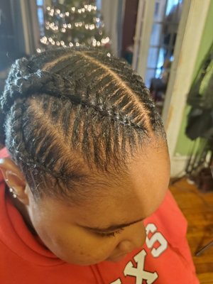 Feedin Cornrows Stitch Braids - feedin cornrows stitch braids