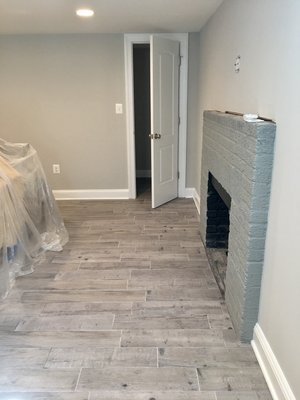 Basement Tile Floor - Basement floor damage from sump pump installation Basement Tile Floor - Basement floor damage from sump pump installation