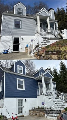 Exterior Painting - Whether your home or businesses exterior is vinyl, asbestos shingle, wood shake, cedar, aluminum, brick & stone, or anything in-between Von Stroke has you covered.