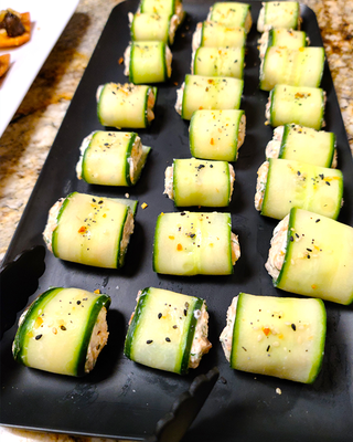 Rehearsal Appetizer Party - We partnered with Water 2 Wine to create a very fun Rehearsal Appetizer Party for our clients. We served up Tuna Crudo, Rare Beef Wontons, and Smoked Salmon Cucumber Rolls along Carne Cruda Hazelnut Wild Mushrooms and an amazing Charcutier Board. Rehearsal Appetizer Party - We partnered with Water 2 Wine to create a very fun Rehearsal Appetizer Party for our clients. We served up Tuna Crudo, Rare Beef Wontons, and Smoked Salmon Cucumber Rolls along Carne Cruda Hazelnut Wild Mushrooms and an amazing Charcutier Board.