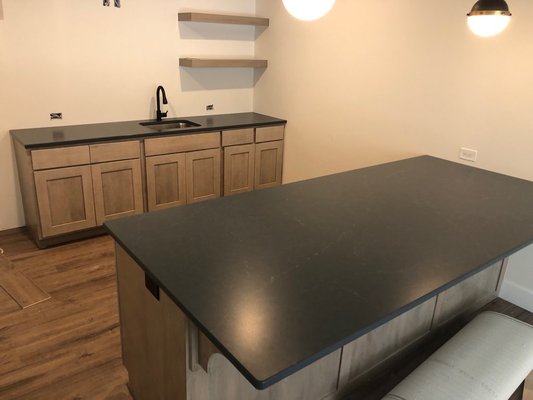 Downstairs Wet Bar & Island - Check out this awesome downstairs wet bar and island with seating! A perfect place to relax after a long day! Downstairs Wet Bar & Island - Check out this awesome downstairs wet bar and island with seating! A perfect place to relax after a long day!