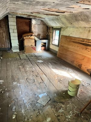 Attic Demolition - Attic demolition for remodel preparation Attic Demolition - Attic demolition for remodel preparation