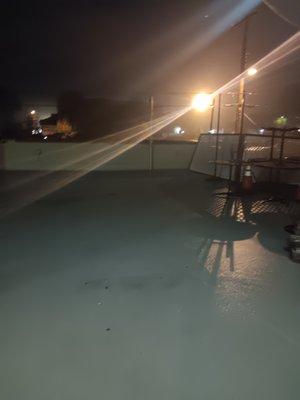 patio dinning area after pressure washing - part of our cleaning project on a recurring basis